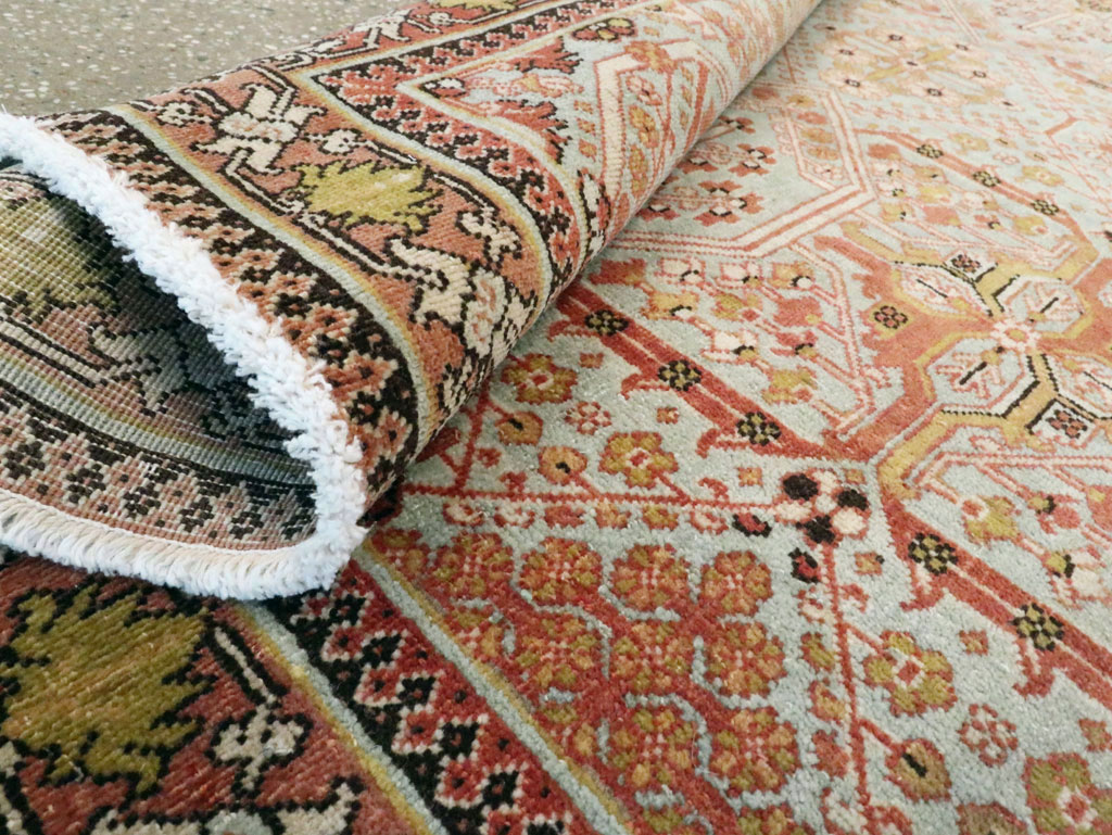 Vintage Persian Joshegan Rug, No.22554 - Staging