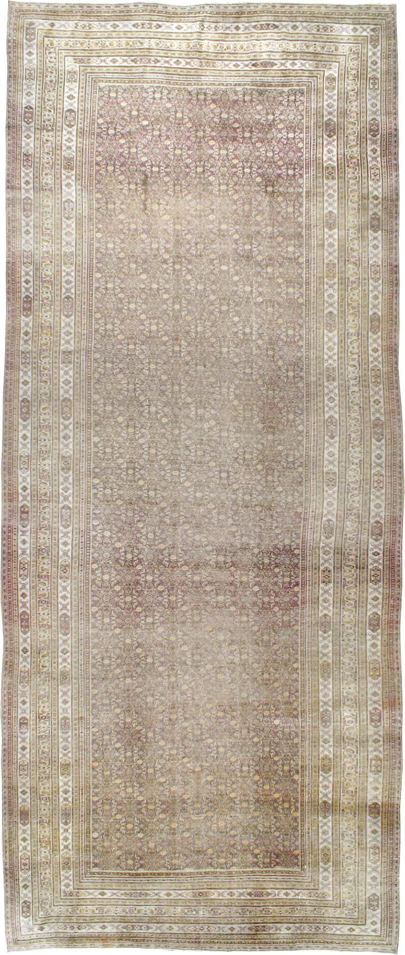 Antique Persian Dorokhsh Carpet, No.22559 - Staging