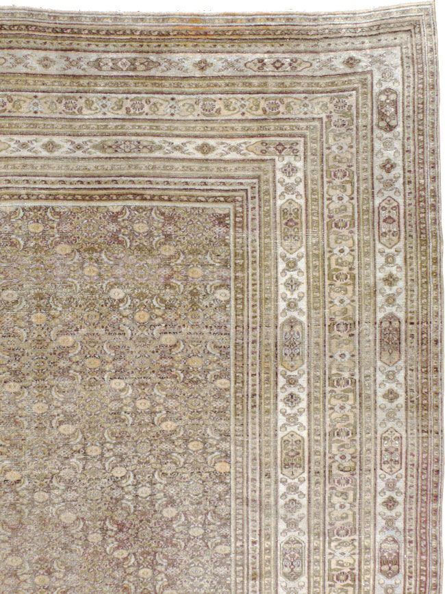 Antique Persian Dorokhsh Carpet, No.22559 - Staging