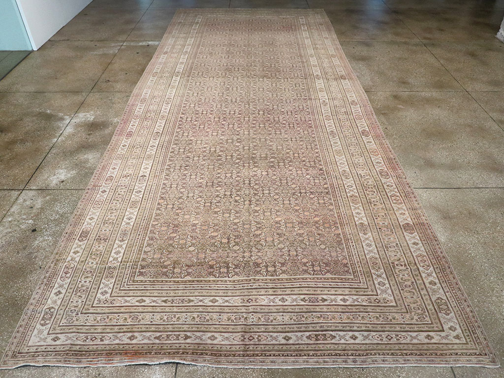 Antique Persian Dorokhsh Carpet, No.22559 - Staging