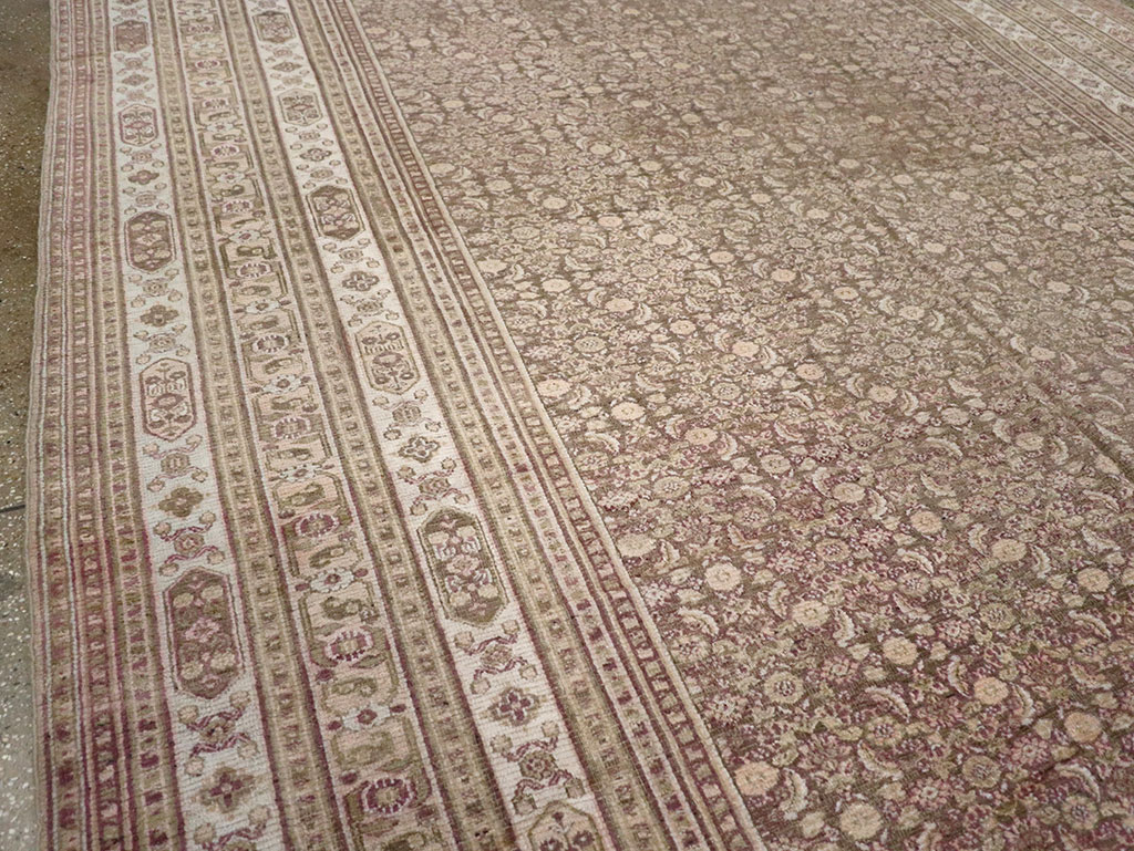 Antique Persian Dorokhsh Carpet, No.22559 - Staging