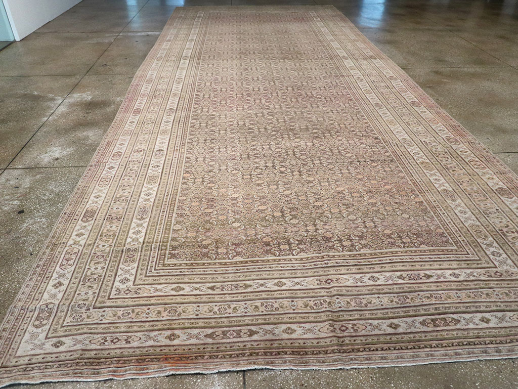 Antique Persian Dorokhsh Carpet, No.22559 - Staging