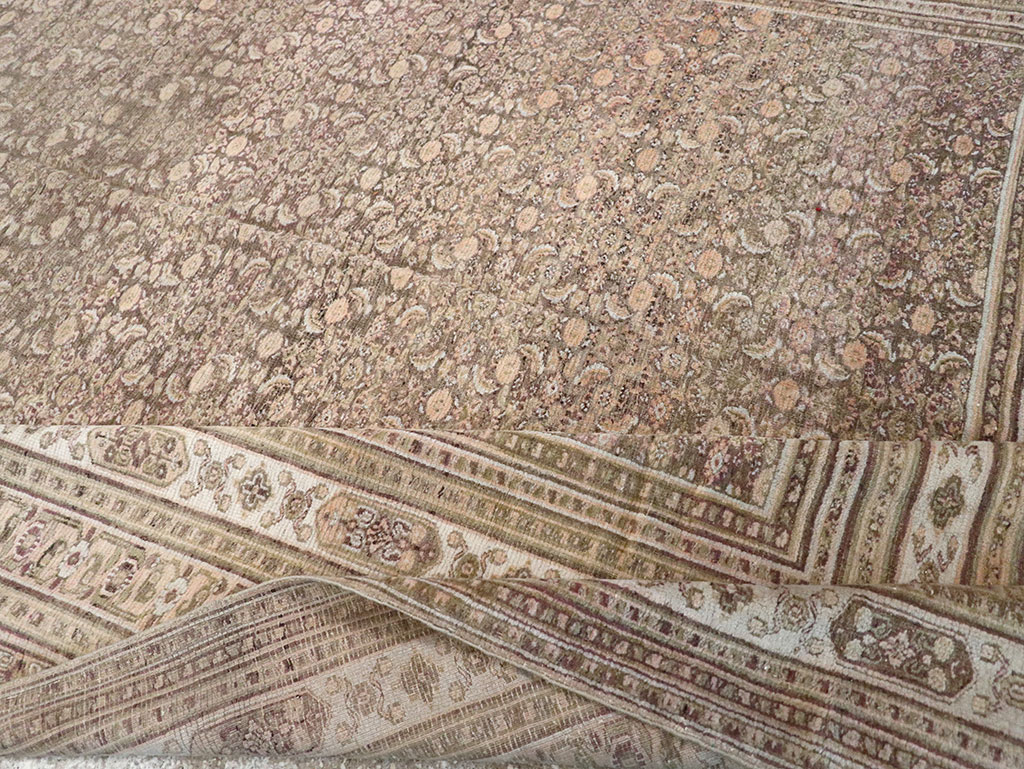 Antique Persian Dorokhsh Carpet, No.22559 - Staging