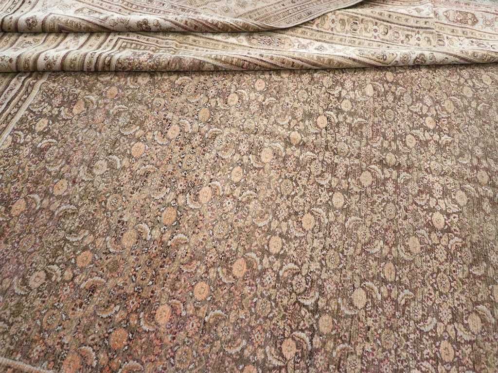 Antique Persian Dorokhsh Carpet, No.22559 - Staging