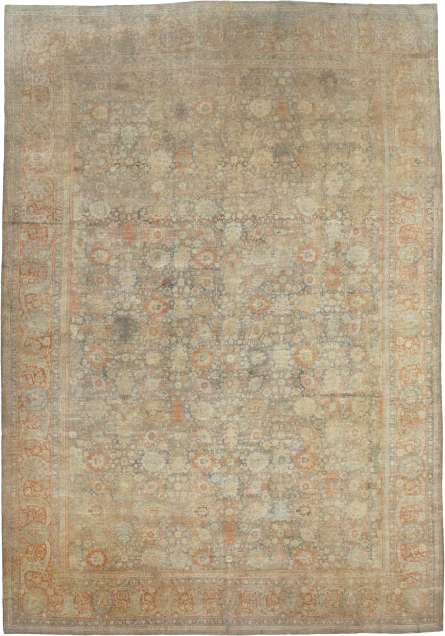Antique Persian Tabriz Carpet, No.22564 - Staging