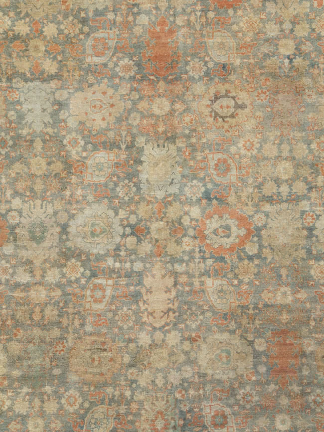 Antique Persian Tabriz Carpet, No.22564 - Staging