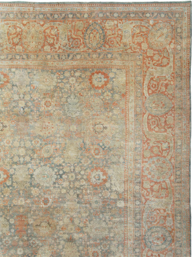 Antique Persian Tabriz Carpet, No.22564 - Staging