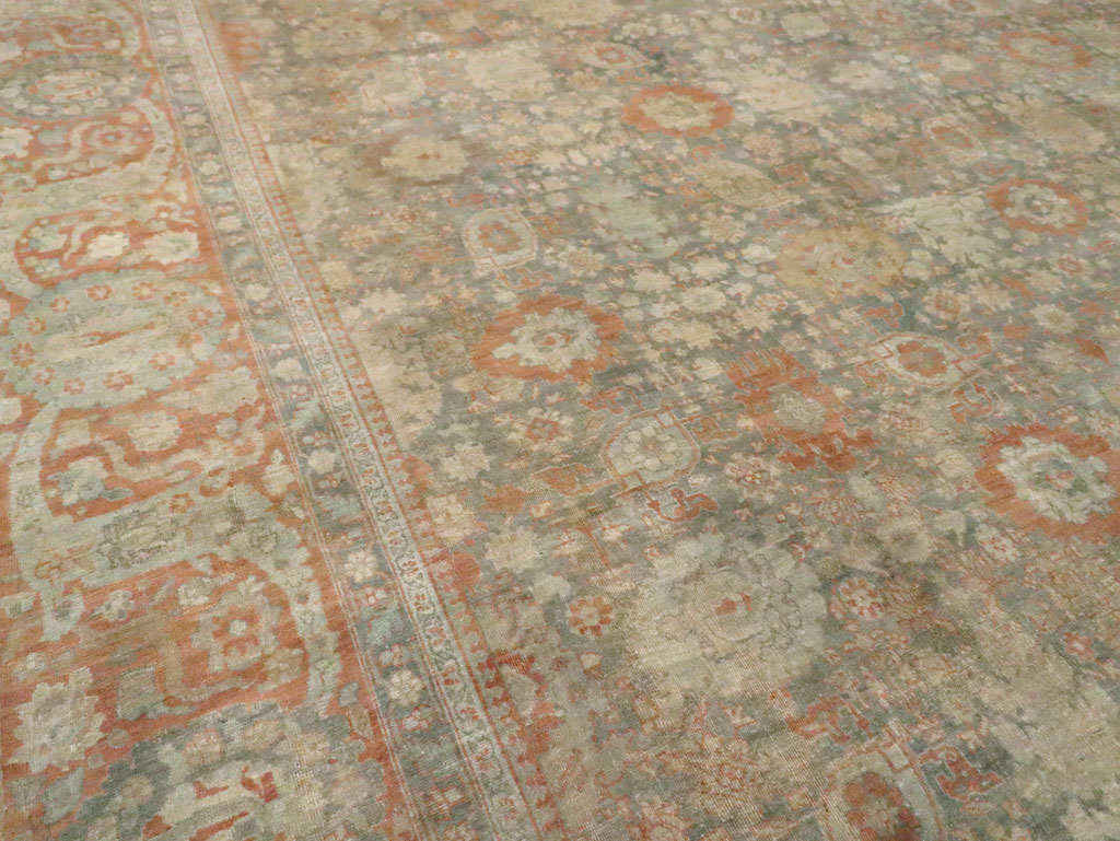 Antique Persian Tabriz Carpet, No.22564 - Staging