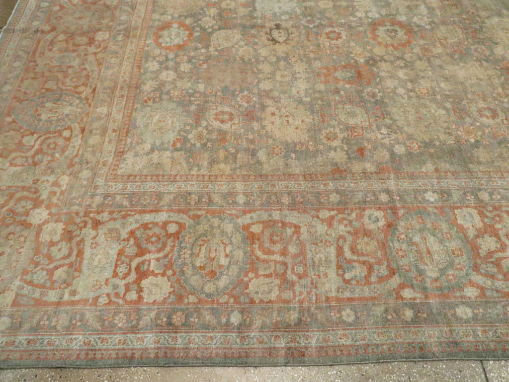 Antique Persian Tabriz Carpet, No.22564 - Staging