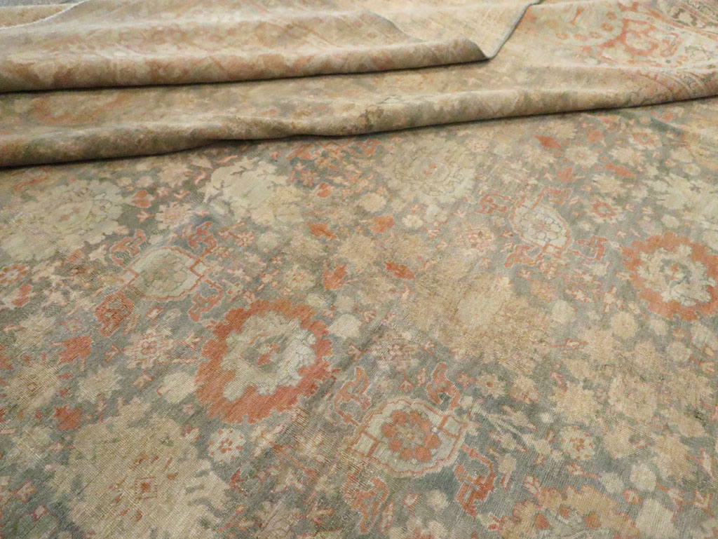 Antique Persian Tabriz Carpet, No.22564 - Staging