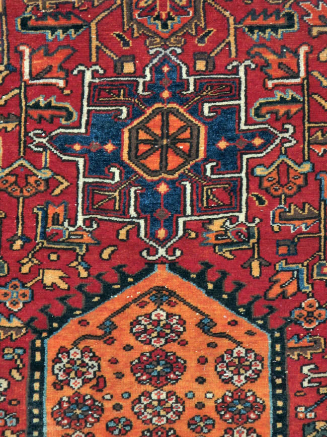 Vintage Persian Karajeh Carpet, No.22567 - Staging