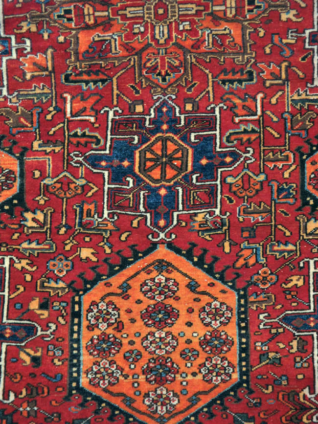 Vintage Persian Karajeh Carpet, No.22567 - Staging