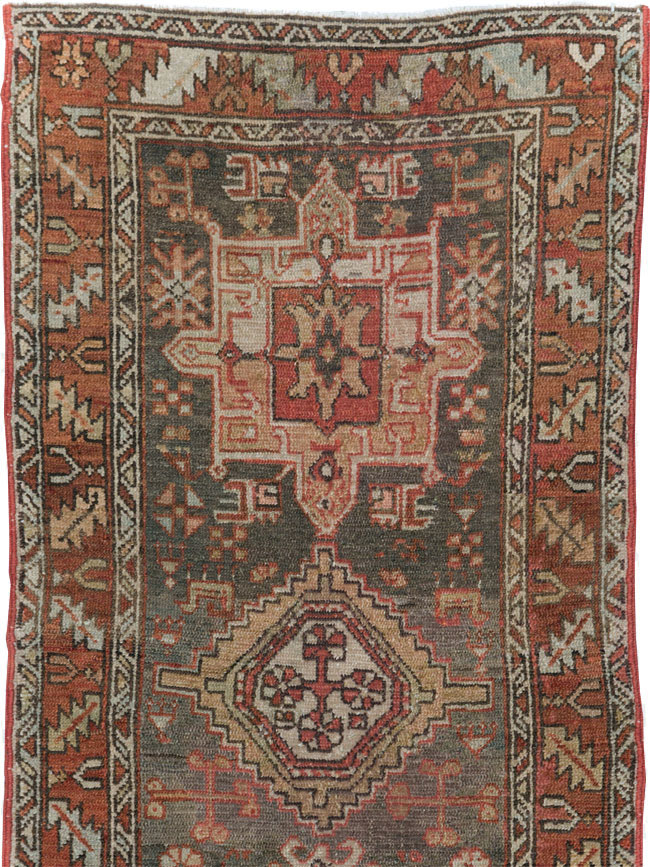 Vintage Persian Karajeh Runner, No.22572 - Staging