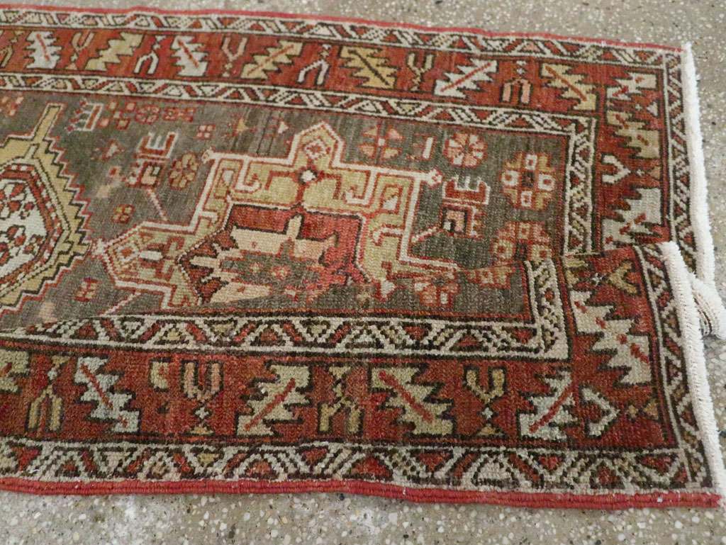 Vintage Persian Karajeh Runner, No.22572 - Staging