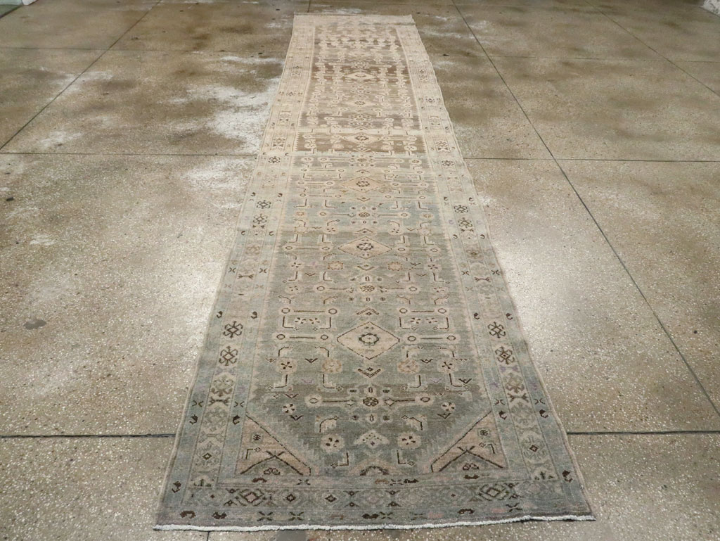 Vintage Persian Malayer Runner, No.22582 - Staging