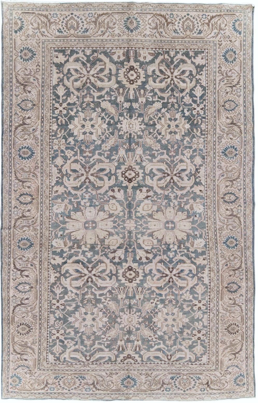 Vintage Persian Malayer Accent Carpet, No.22584 - Staging