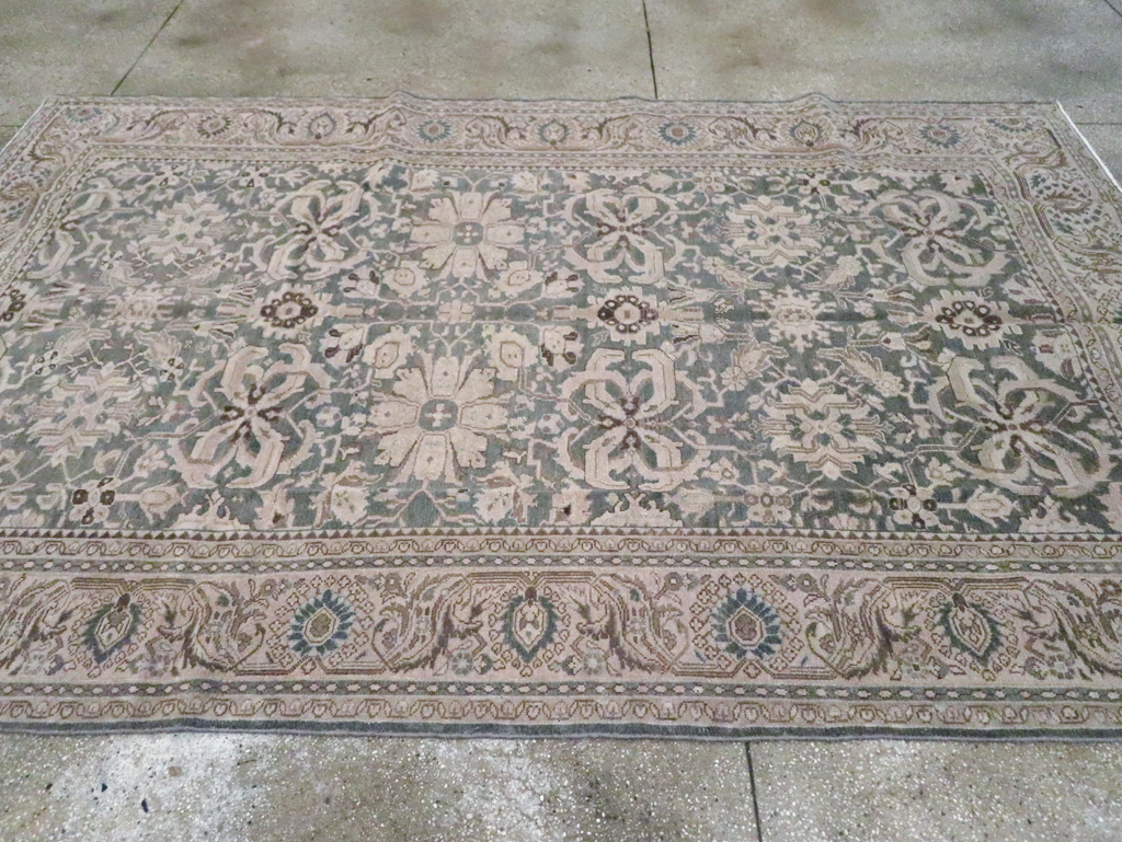 Vintage Persian Malayer Accent Carpet, No.22584 - Staging