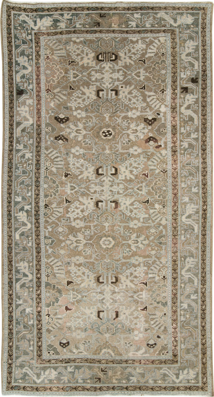 Vintage Persian Malayer Gallery Rug, No.22585 - Staging