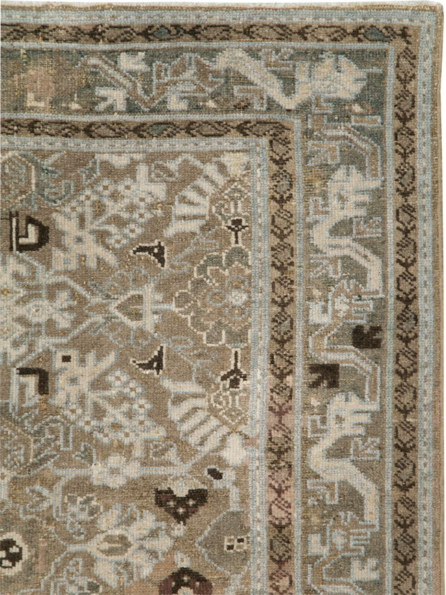 Vintage Persian Malayer Gallery Rug, No.22585 - Staging