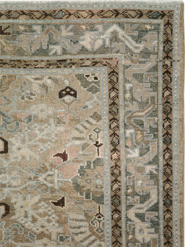 Vintage Persian Malayer Gallery Rug, No.22585 - Staging