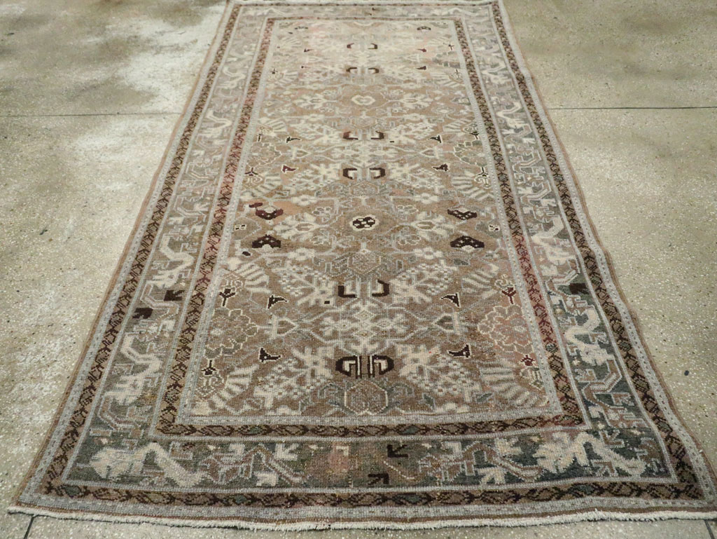 Vintage Persian Malayer Gallery Rug, No.22585 - Staging