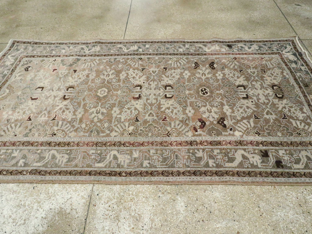 Vintage Persian Malayer Gallery Rug, No.22585 - Staging