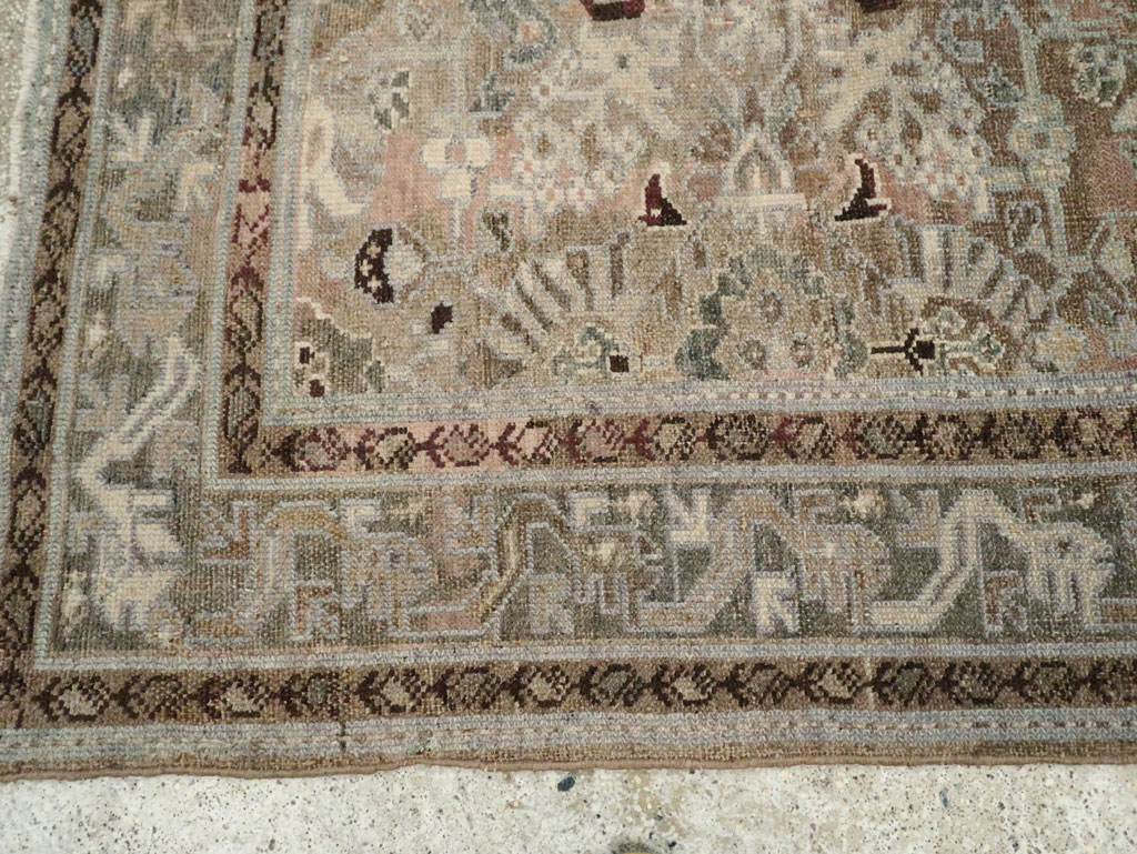 Vintage Persian Malayer Gallery Rug, No.22585 - Staging