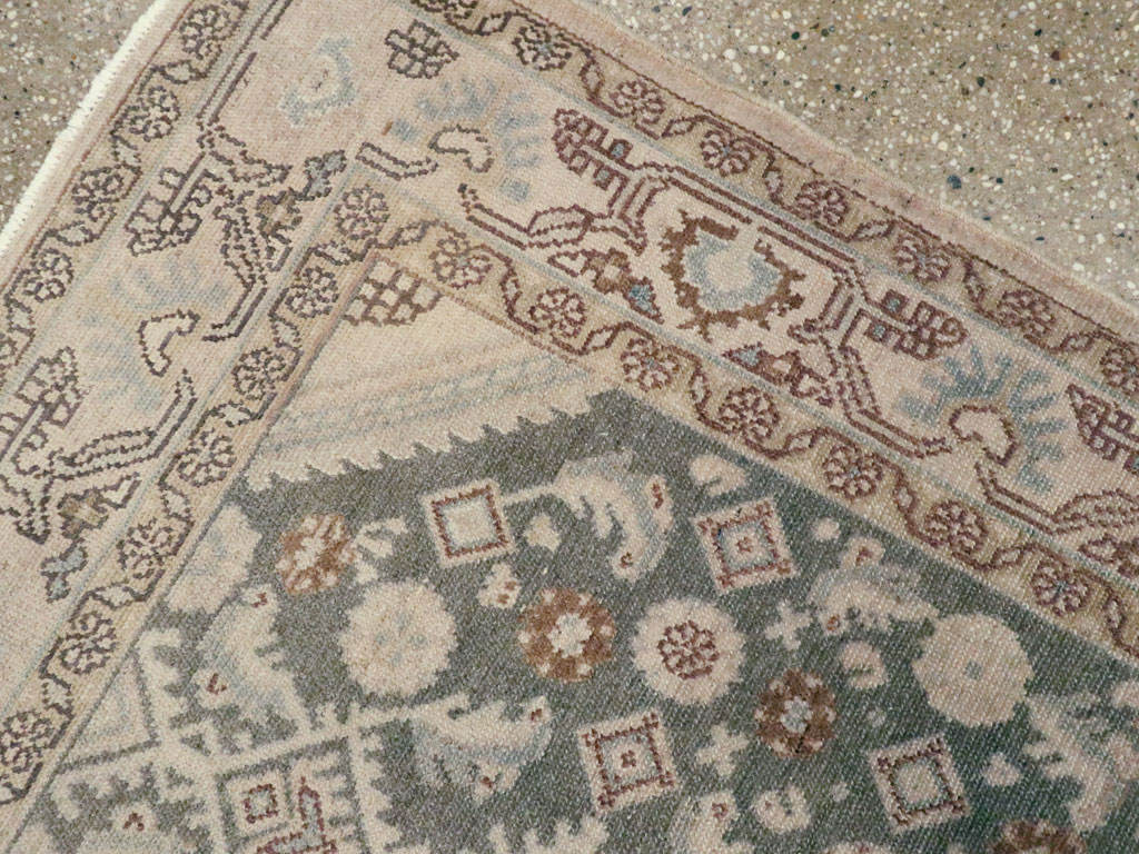 Vintage Persian Malayer Rug, No.22588 - Staging