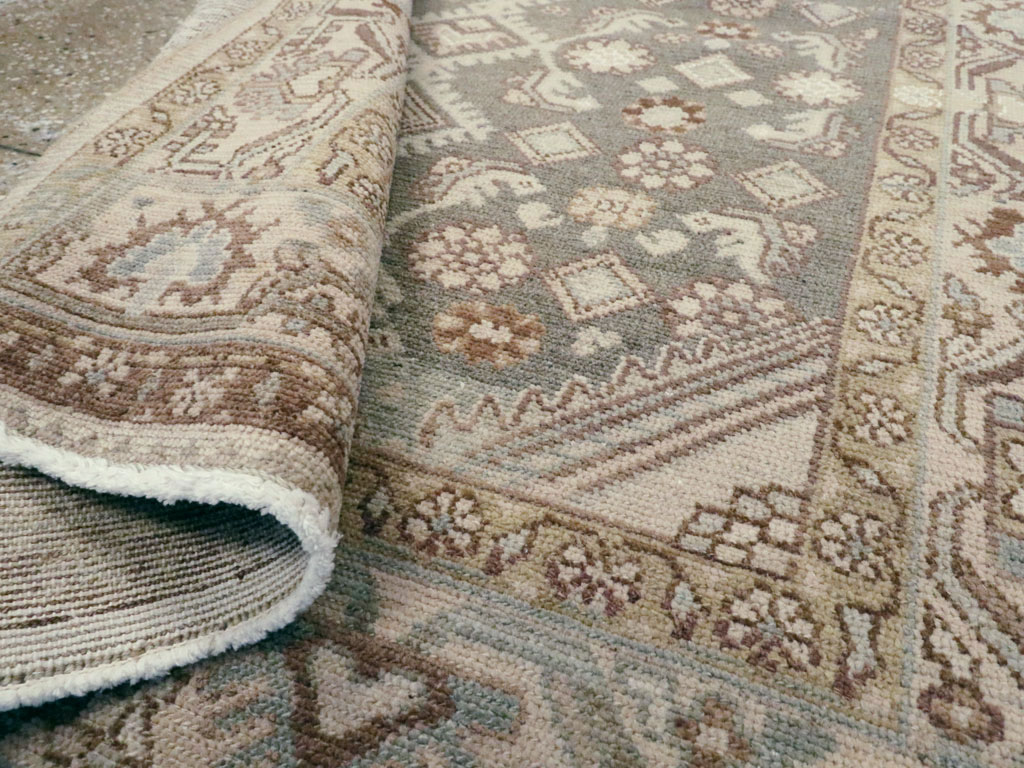 Vintage Persian Malayer Rug, No.22588 - Staging