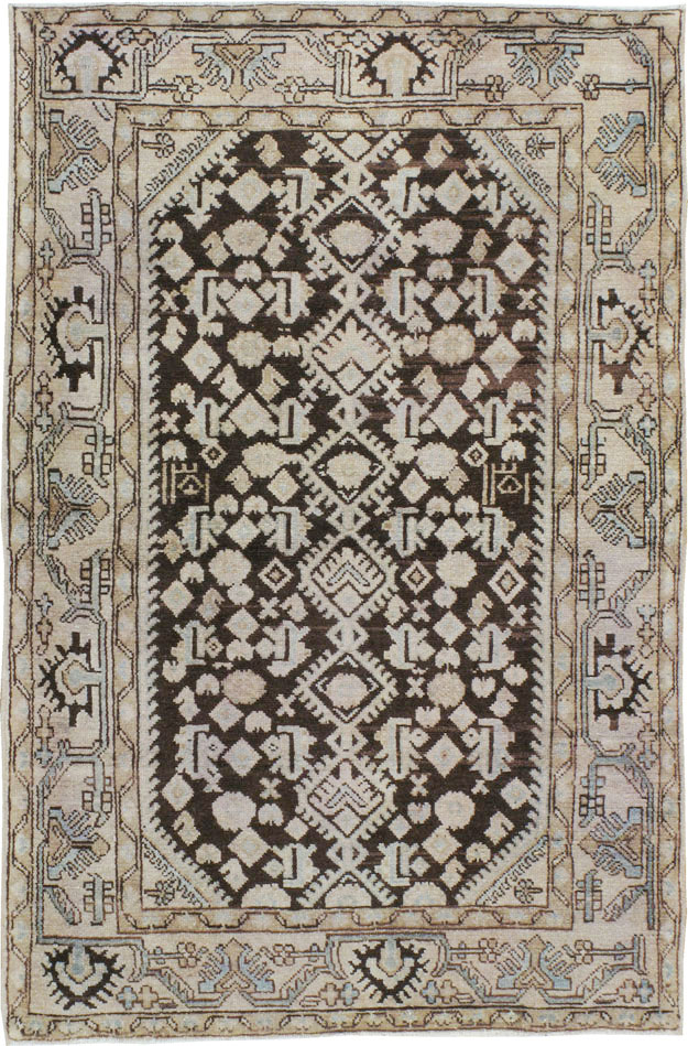 Vintage Persian Malayer Rug, No.22589 - Staging