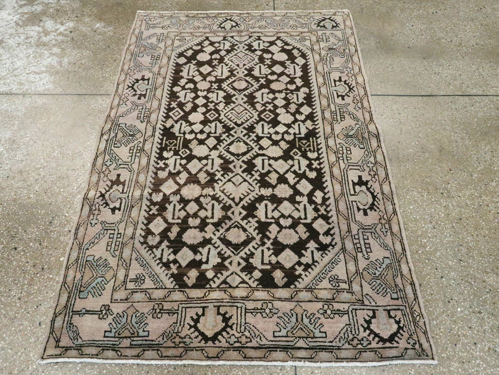 Vintage Persian Malayer Rug, No.22589 - Staging