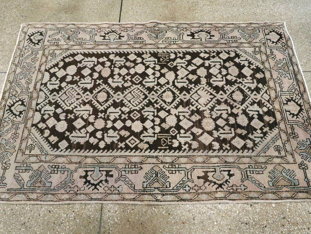 Vintage Persian Malayer Rug, No.22589 - Staging