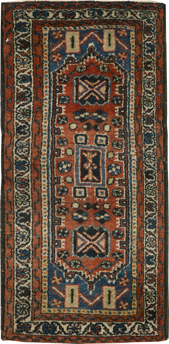 Vintage Persian Malayer Rug, No.22601 - Staging