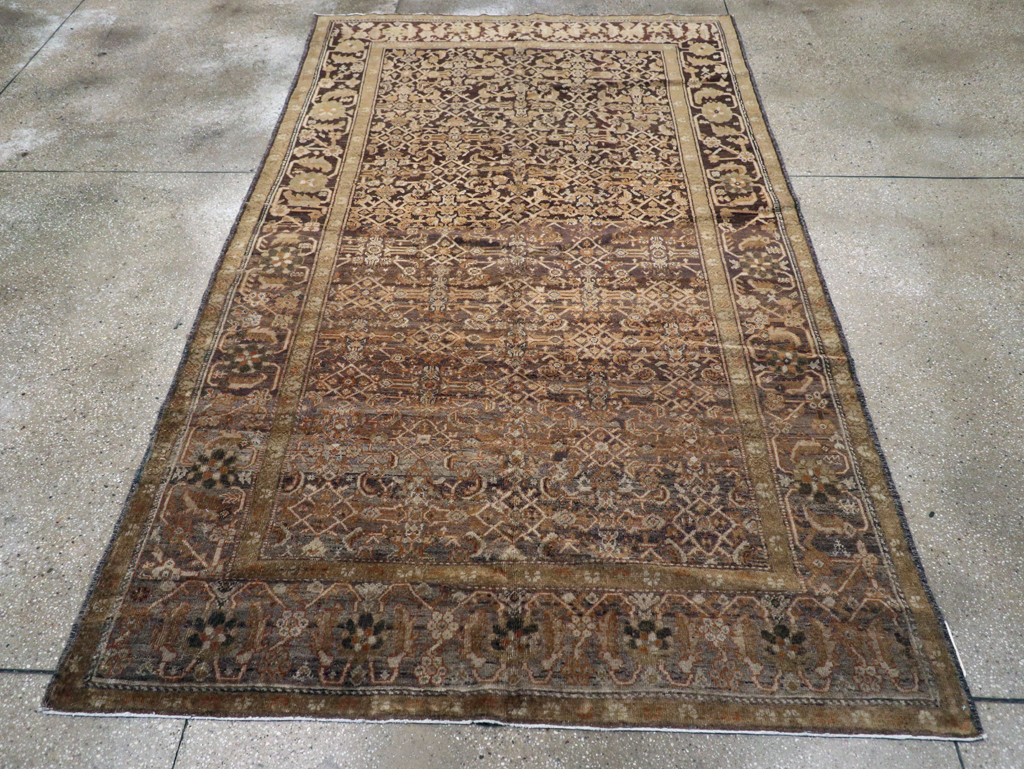 Antique Persian Mahal Carpet, No.22611 - Staging