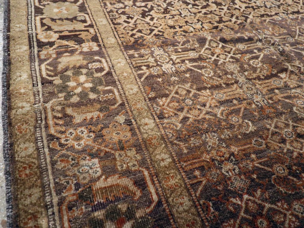 Antique Persian Mahal Carpet, No.22611 - Staging