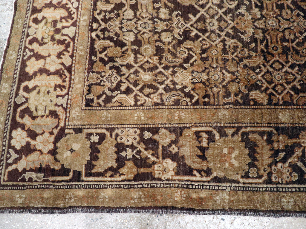 Antique Persian Mahal Carpet, No.22611 - Staging