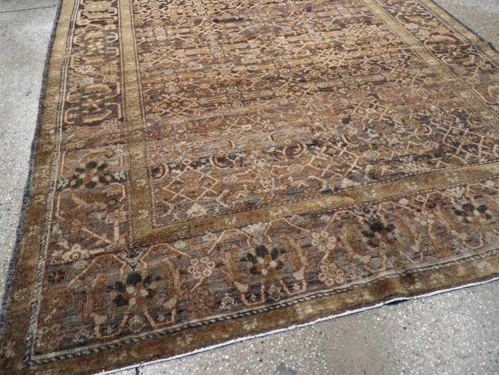 Antique Persian Mahal Carpet, No.22611 - Staging