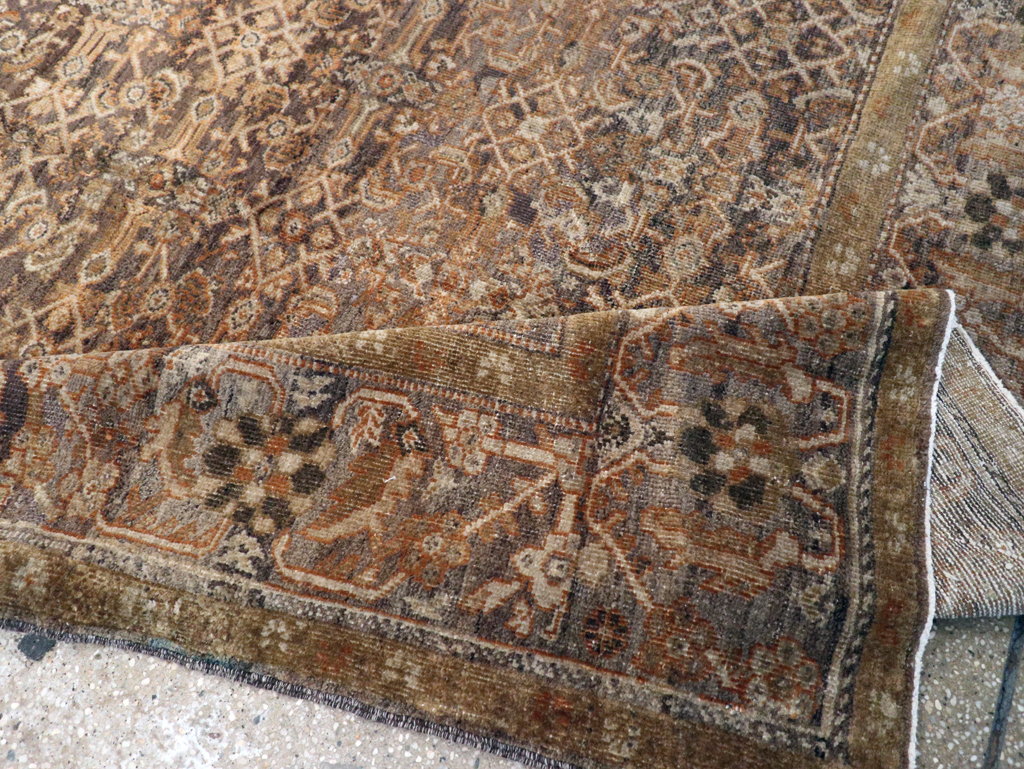 Antique Persian Mahal Carpet, No.22611 - Staging