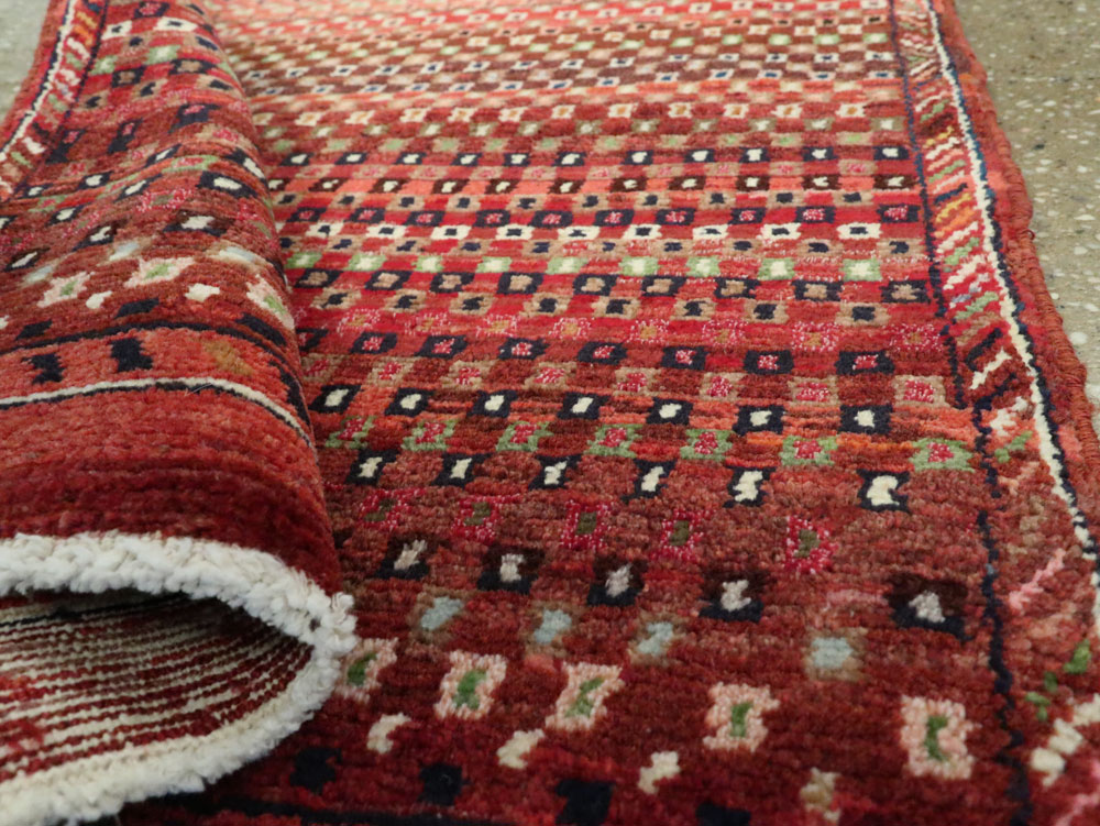 Vintage Persian Afshar Rug, No.22617 - Staging