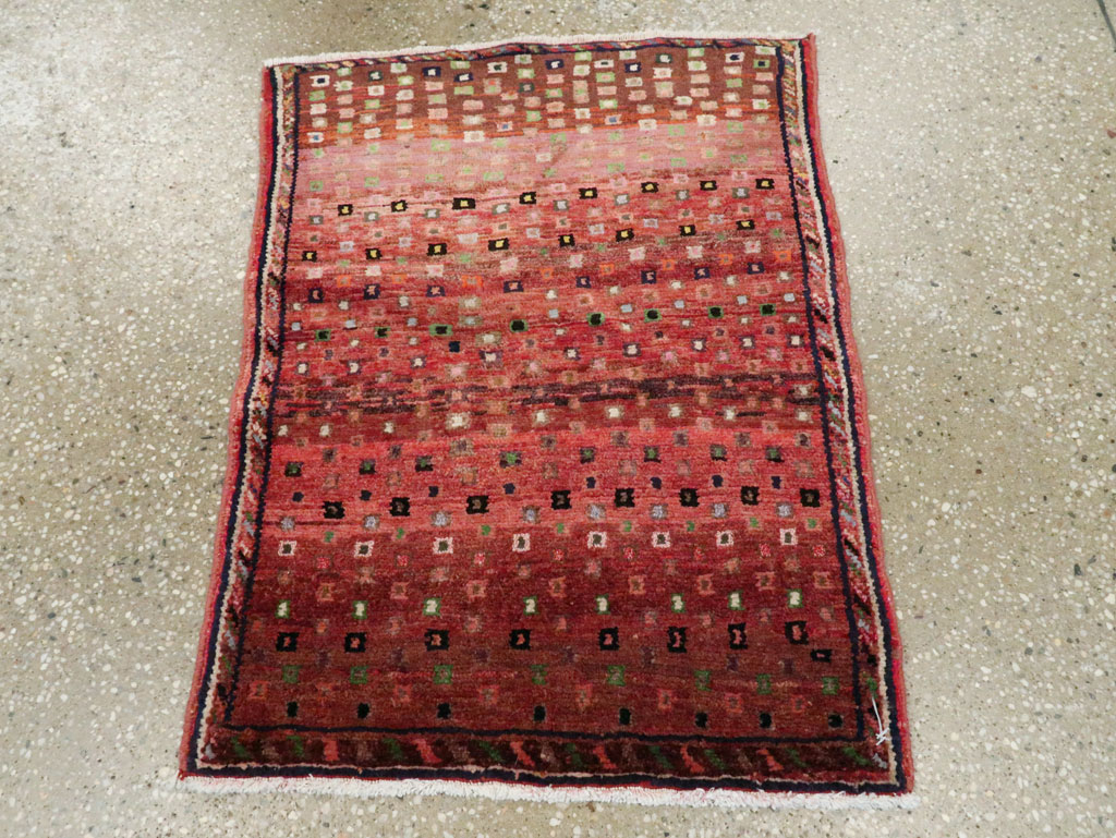 Vintage Persian Afshar Rug, No.22619 - Staging