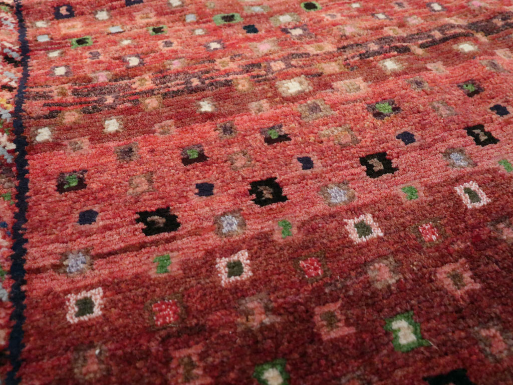 Vintage Persian Afshar Rug, No.22619 - Staging