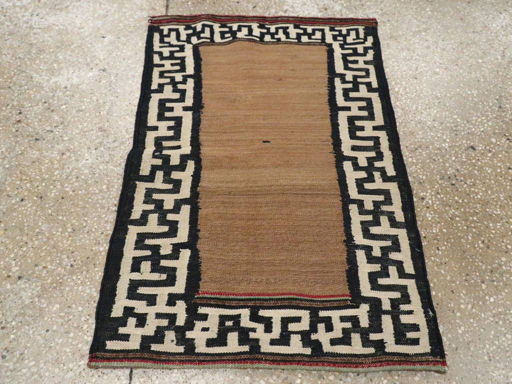 Vintage Persian Flatweave Kilim, No.22627 - Staging