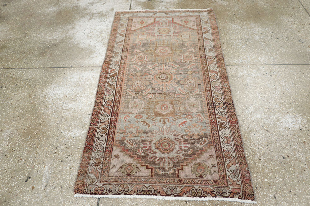 Vintage Persian Malayer Rug, No.22633 - Staging