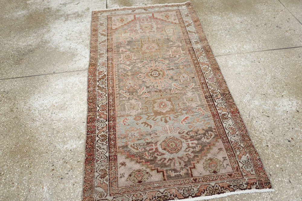 Vintage Persian Malayer Rug, No.22633 - Staging