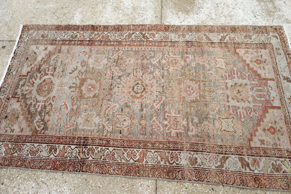 Vintage Persian Malayer Rug, No.22633 - Staging