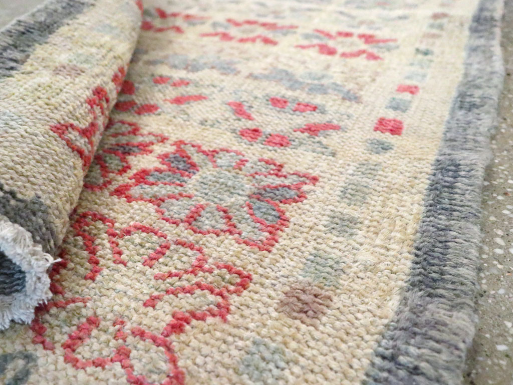 Vintage Turkish Anatolian Throw Rug, No.22649 - Staging