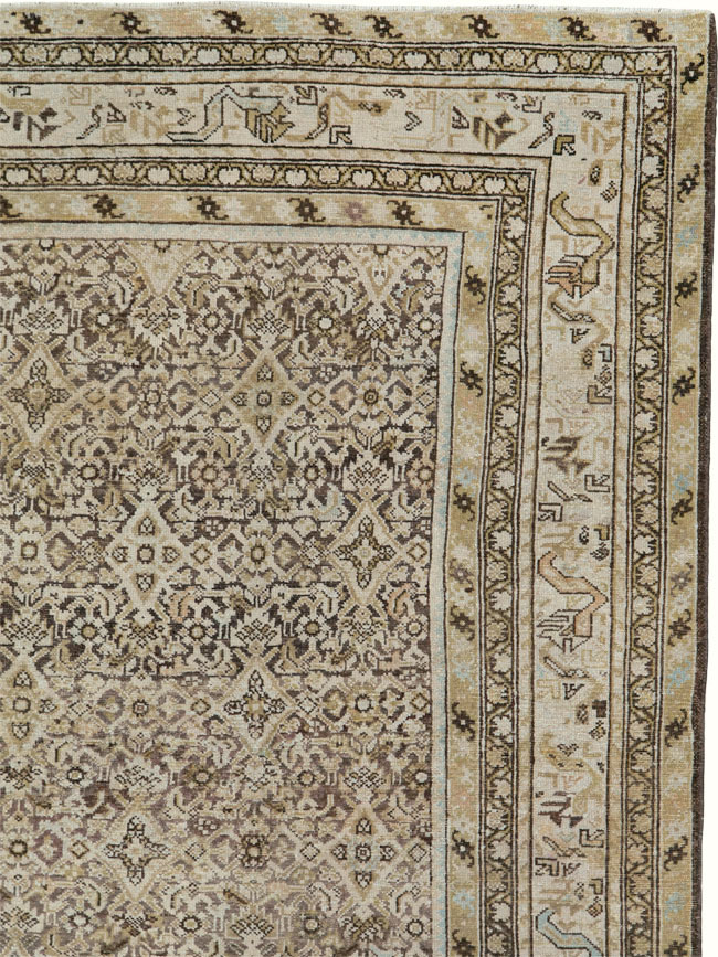 Antique Persian Malayer Carpet, No.22654 - Staging