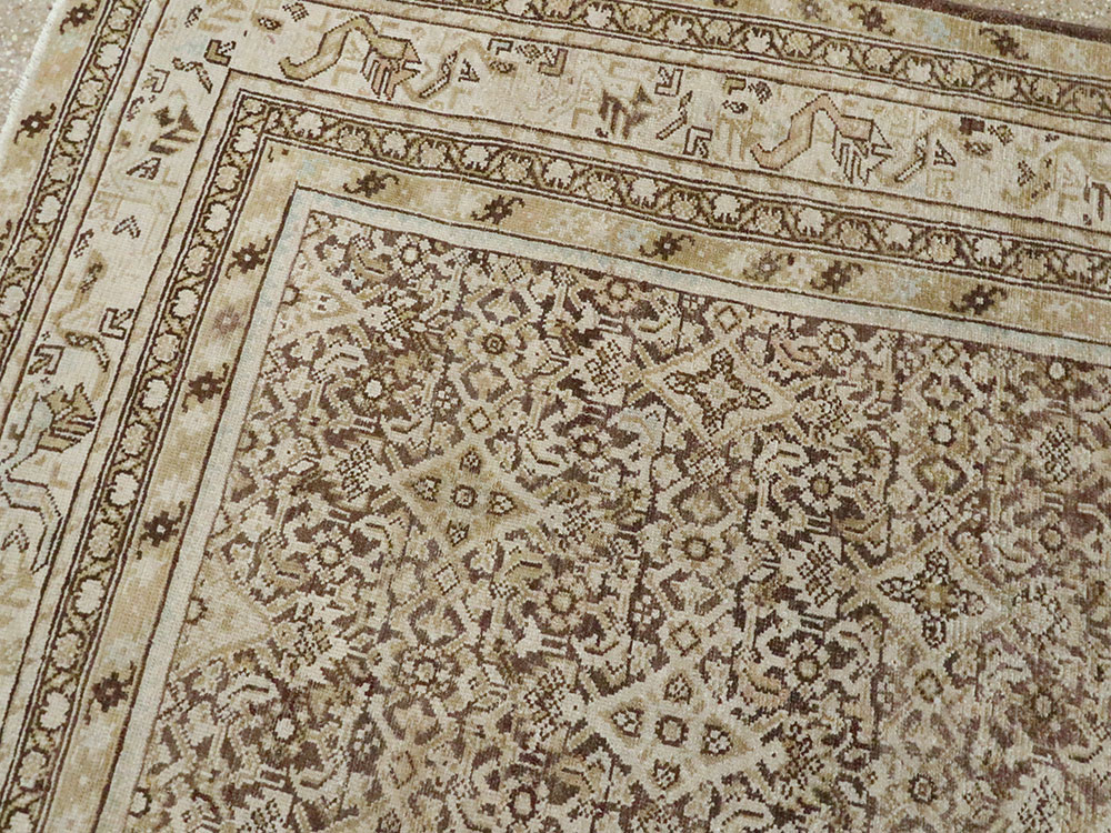 Antique Persian Malayer Carpet, No.22654 - Staging