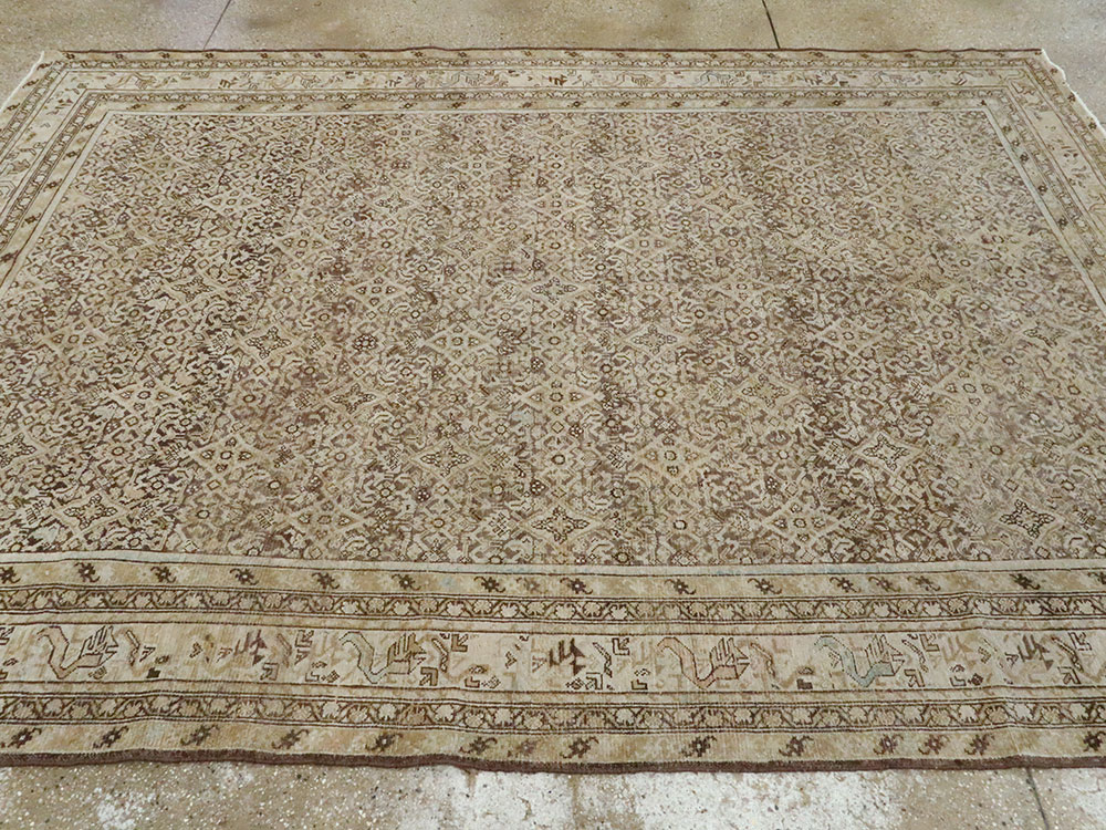 Antique Persian Malayer Carpet, No.22654 - Staging