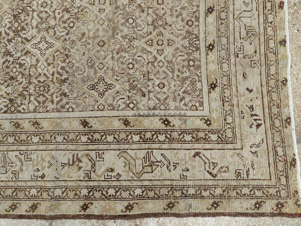 Antique Persian Malayer Carpet, No.22654 - Staging